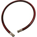 Alliance Hose & Rubber Co Ryco Hydraulic Hose Assembly, 1 In. x 18 In. 5000 PSI, F+F JIC, Isobaric Braid H5016D-018-70407040-2121